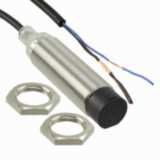 Proximity sensor, inductive, nickel-brass, long body,M18,unshielded, 1