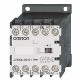 Contactor, 3-pole, 9 A/4 kW AC3 (20 A AC1) + 1B auxiliary with diode s