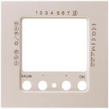 Thermostat time-controlled, with centre plate, S.1, white glossy