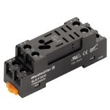 Relay socket, IP10, 2 CO contact , 10 A, Screw connection