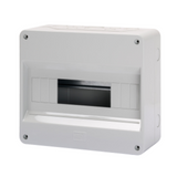 ENCLOSURE PRE-ARRANGED FPR TERMINAL BLOCK - WITH DOOR - WALLS WITH PERFORATION CENTER - 12+1 MODULES - IP40