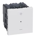 Mosaic universal 3-wire dimmer switch with neutral 150W LED 2 modules - white