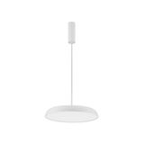 3000K Triac Dimmable Sandy White Aluminium  & Acrylic  LED 40 Watt 220-240 Volt   2541Lm IP20  Remote Control Included  D: 45 H: 150 cm Adjustable Height