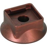 Plastic base brown  H 10mm  D 35mm f. conductor and rod holders