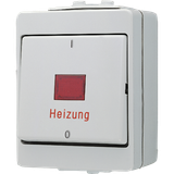 1-gang switch "Heizung" 16 AX / 400 V ~ 603HW