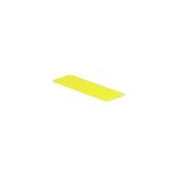 Device marking, Self-adhesive, halogen-free, 45 mm, Polyester, yellow