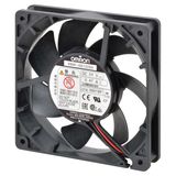 DC Axial fan, plastic blade, frame 120x25, high speed