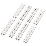 Zack marker strip flat ZBF 3,5, consecutive numbers 91-100