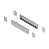 Spacial -side plinth - H100 D600 stainless steel 304L