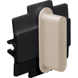 Niko Rocker for single switch functions, steel champagne coated