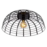 Lucide ELODIE - Flush ceiling light - Ø 56 cm - 1xE27 - Black