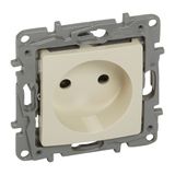 2P socket outlet Niloé - with shutters - screw terminals - ivory