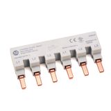 Busbar, 3-Phase, 6 Pin, for 2 Circuit Breakers