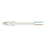 pre-assembled connecting cable Eca Socket/open-ended white