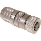 circular Connector w. Harax M12 L4 F