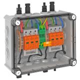 VG-BC900S11 Combiner box 2x1 PV string to 2 WR-MPP+MC4 900V DC