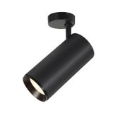 NUMINOS® XL PHASE, black ceiling mounted light, 36W 36°