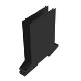 Basic element, IP20 in installed state, Plastic, black, Width: 17.5 mm