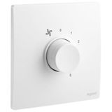 Mallia Senses - 1 gang 100 watts - 5 speeds Fan controller - 230 volts - Matt White