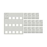 Set Meter box insert 3-rows, 15 meter boards/27Modul heights