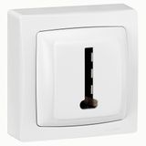 086022 8-contact telephone socket Complete surface-mounted switchgear - white