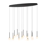 Lucide CALINA - Hanging lamp - LED Dim. - 12x7.2W 2700K - Black