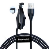 Cable USB2.0 A plug - IP Lightning plug 1.2m with suction cup black BASEUS