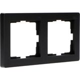 Double Window Frame - 55x55mm - Matt Black