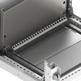 Cable fixing bar for 800 mm wide enclosures (PU=1 piece)