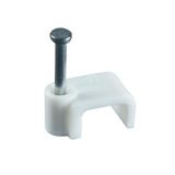 Cable clip FlopP6/4 white