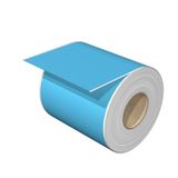 Device marking, halogen-free, Self-adhesive, 30000 x Polyester, blue