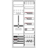 DA27KBH4Y Meter board, Field width: 2, Rows: 57, 1100 mm x 550 mm x 215 mm, Isolated (Class II), IP31