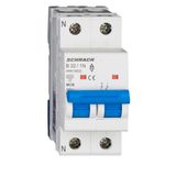 Miniature Circuit Breaker (MCB) AMPARO 6kA, B 32A, 1+N