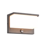 Nestos LED wall lamp anthracite motion sensor