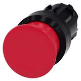 Mushroom pushbutton, 22 mm, round, plastic, red, 30 mm, momentary contact type, Z=50-unit packaging