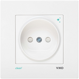 Karre Clean White Socket Child Protection