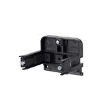 DIN rail mounting bracket for wall outlets - horizontal mounting 55 mm