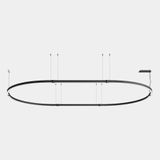 Lineal lighting system APEX_OVAL_AW19_21 72W LED neutral-white 4000K CRI 95 Casambi Black IP40 8336lm