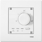 Karre-Meridian White Analog Thermostat