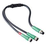 LXM32I LOT OF 2 Y-CABLES DI/DO SPLIT M8