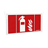 Hanging sign "fire extinguisher" for emergency luminaires K5