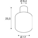 OVALISK CL 7,5W 3000/4000K 230V IP65 anthracite