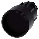 Pushbutton, 22 mm, round, plastic, black, Front ring, raised momentary contact 3SU1000-0CB10-0AA0-Z Y12