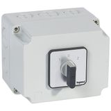 Cam switch - changeover switch with off - PR 40 - 3P - 50 A - box 135x170 mm