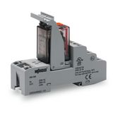 Relay module Nominal input voltage: 230 VAC 4 changeover contacts