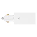 Tracklight accessories SUPPLY CONNECTOR WHITE