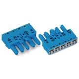 Socket 5-pole Cod. I blue