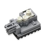 Tap-off module for flat cable 5 x 2.5 mm² + 2 x 1.5 mm² gray