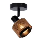 Lucide RAFA - Ceiling spotlight - 1xE14 - Black