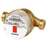 WFW30.D110 - Mechanical water meter single-jet, with module slot, 2.5 m³/h, 110 mm, G ¾ ", hot